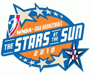WNBA All-Star Game 2010 Primary Logo iron on transfers for T-shirts